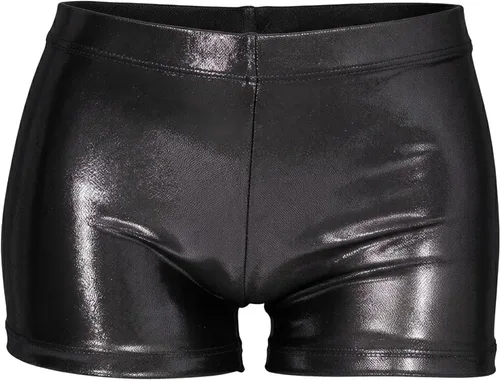 Vista 16 de Shorts de gimnasia para niñas y chicas con brillo, para danza, acrobacias o deportes, de 2-14 años 2 unidades azul profundo