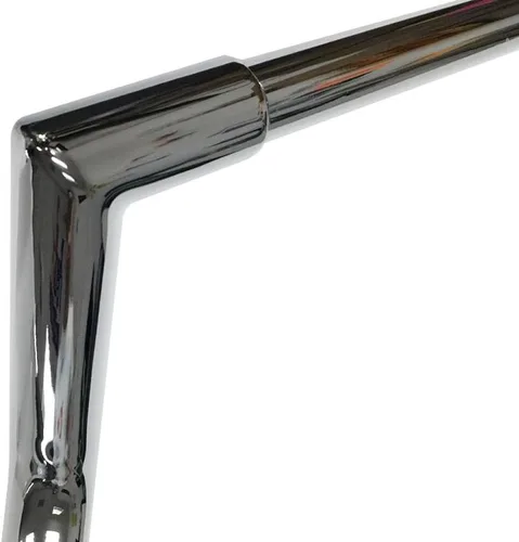 Vista 4 de Dominator Industries Manillar Bagger Ape de corte inglete de 1 1/4 pulgadas, elevación de 10 pulgadas, cromado compatible con Electra Glide (FLH)