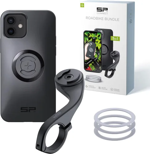 Vista 16 de SP CONNECT Paquete de bicicleta de carretera SPC+ Compatible con iPhone 11 Pro/XS/X Negro