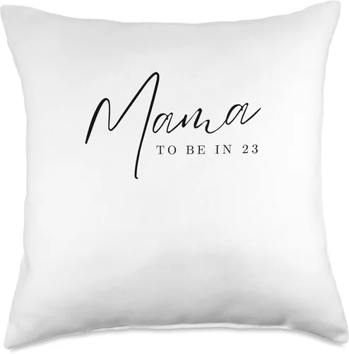 Vista 5 de Mama To Be 2023 Promoted To Mommy Mothers Day 2023 RK - Almohada para regalar a nuevas madres, camisas y accesorios 2023, 16 x 16 pulgadas