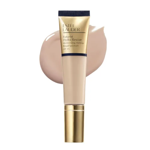 Vista 32 de Estée Lauder Futurist Hydra Rescue Moisturizing Foundation Makeup SPF 45 for a 12-Hour Glow, 1.2 Fl Oz