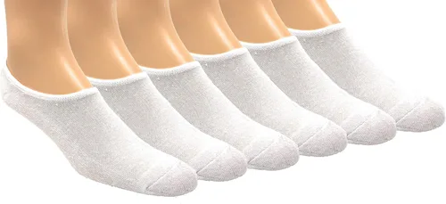 Vista 2 de Converse - Calcetines para hombre, 6 unidades, medio cojín, ultra bajos, hechos para chucks