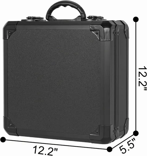 Vista 3 de Funda Protectora Rígida a Prueba de Golpes y Resistente al Agua con Inserción de Espuma Personalizada DIY para Cámara, Laptops, etc, 12.2 X 12.2 X