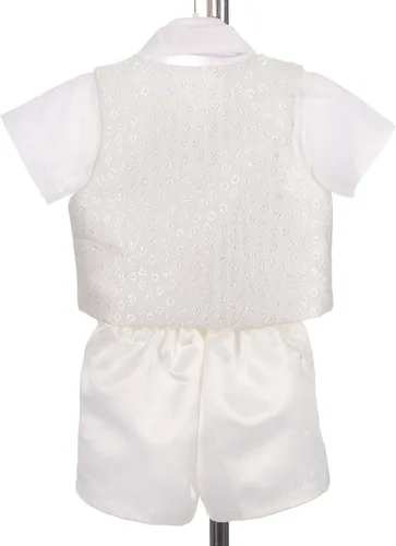 Vista 3 de Lito Angels Baby Boys Christening Outfit & Bonnet Baptism Wedding Suit 4pcs Set