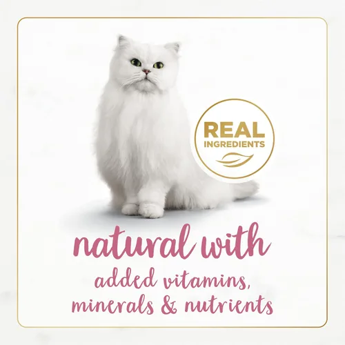 Vista 3 de Purina Fancy Feast Comida Húmeda para Gatos Gourmet Naturals Receta de Salmón Silvestre de Alaska y Camarones en Salsa - (Paquete de 12) Latas de 3