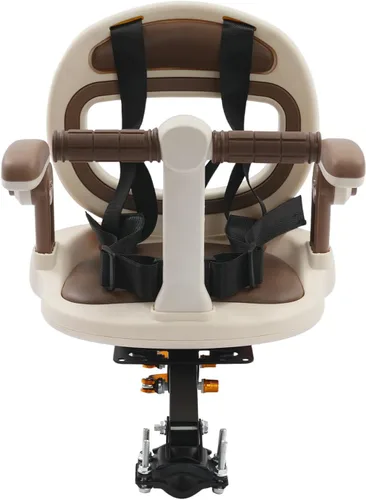 Vista 6 de Kids Bike Seat Front Mounted Toddler Bicycle Seats for Children 6 Mo.~8 Years 360° Rotatable Front Child Carrier Bike Chair Bicycle Seats for Kids