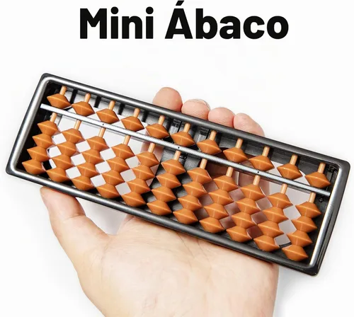 Vista 2 de Digital Standard Abacus-7.0 in-Calculadora profesional de soroban de 11 columnas (herramienta funcional y educativa)