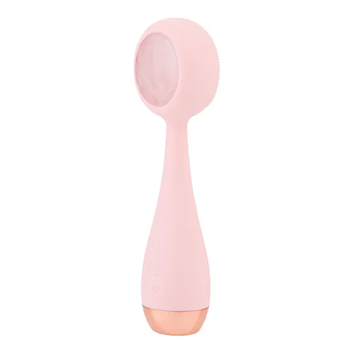 Vista 23 de Clean Pro - Electric Facial Cleansing Brush, Smart Facial Device with Silicone Brush & Heated Anti-Aging Aluminum, Gemstone, Precious Metal Massager