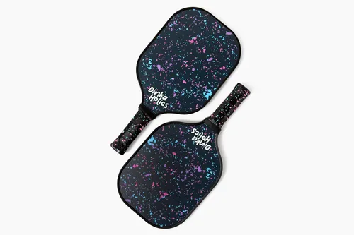 Vista 6 de Pala de pickleball de fibra de carbono – Núcleo en forma de panal de PP de 16mm, ligera de 220–235g, agarre cómodo, diseño duradero para control