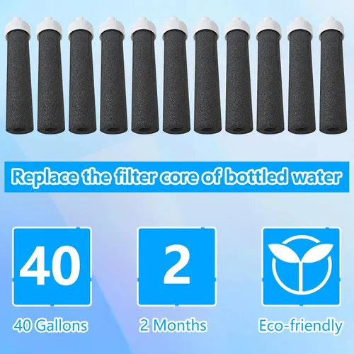 Vista 5 de Paquete de 10 cartuchos de filtro de agua aptos para botellas Brita - Repuesto compatible con BB06