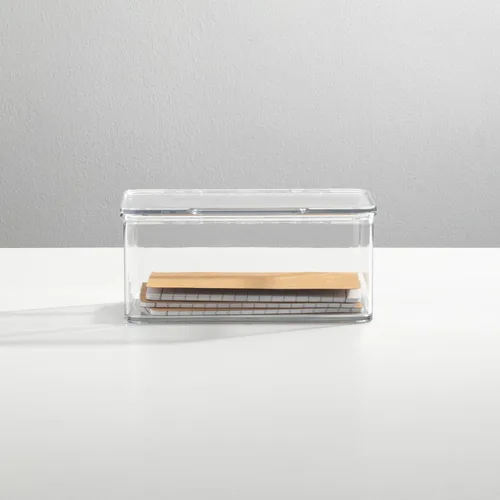 Vista 8 de mDesign – Organizador de escritorio de plástico para el hogar y la oficina