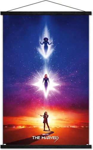 Vista 7 de Trends International Marvel The Marvels - Póster de pared de una hoja con marco magnético