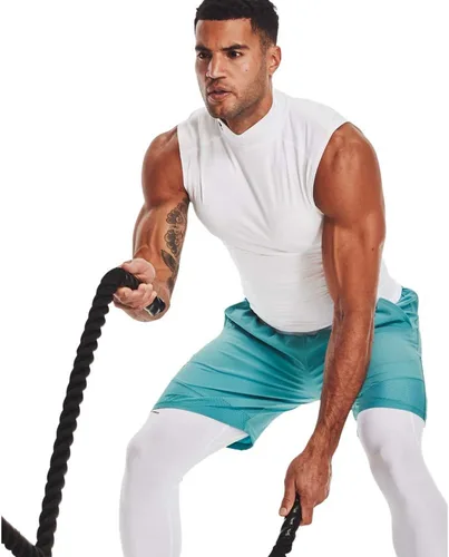 Vista 5 de Under Armour - Camiseta de compresión HeatGear sin mangas para hombre