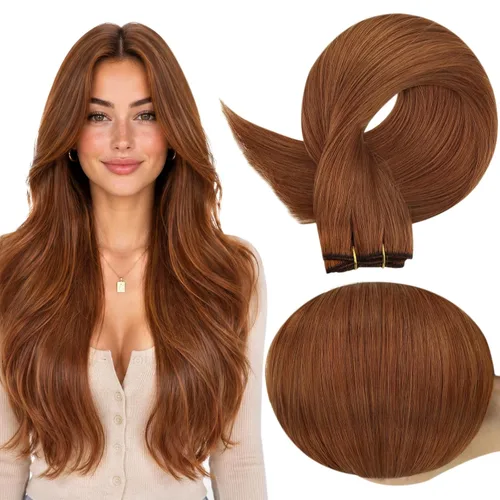 Vista 51 de Full Shine Extensiones de trama de cabello humano, cabello natural negro brillante, para mujeres, 1.76 oz (50 g), 10 pulgadas (25.4 cm), cabello