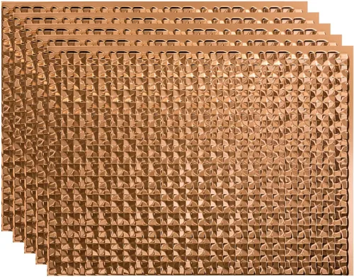 Vista 22 de FASÄDE Terrain - Panel decorativo de vinilo decorativo para salpicaduras de 18 x 24 pulgadas en bronce aceitado (paquete de 5) 5 Pack, Decorative