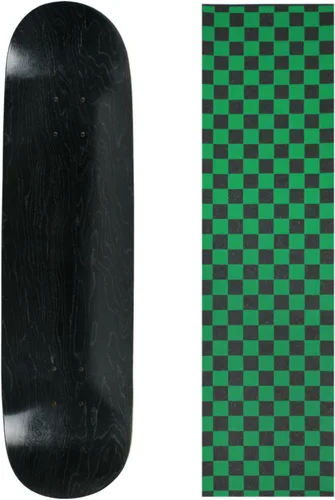 Vista 5 de Skateboard Deck Pro 7-Ply Arce canadiense TINTADO NEGRO con Griptape