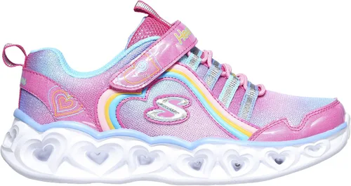 Vista 5 de Skechers Tenis unisex Heart Lights-Rainbow Lux para niños