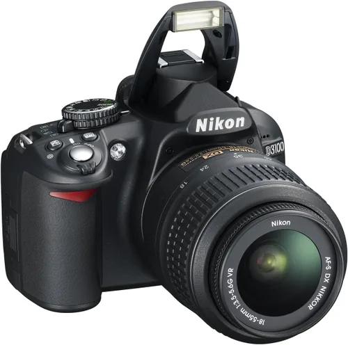 Vista 7 de Nikon D3100 14.2MP DX-Format Digital SLR Kit con 0.709-2.165 in f/3.5-5.6 VR Lens - (negro) [Versión internacional]