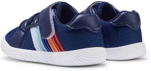 Vista 5 de BMCiTYBM Zapatos para bebé niño y niña, suaves, antideslizantes, ligeros, para caminar por el primer paso de 6, 9, 12, 18, 24 meses
