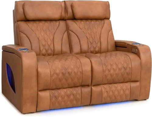 Vista 74 de Seatcraft Luminis LT - Asiento de cine en casa, reclinable, color rojo