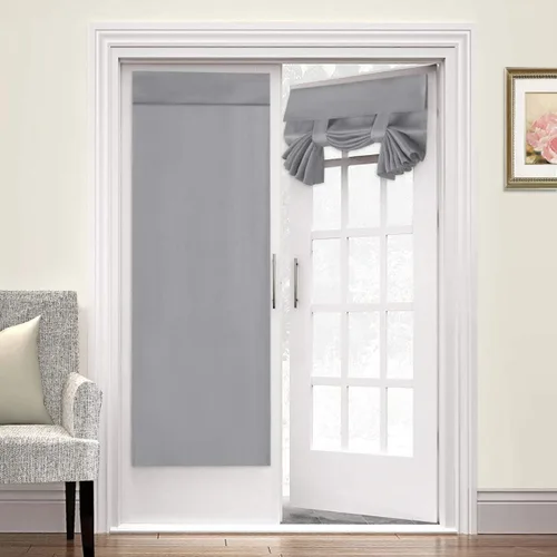 Vista 151 de Turquoize Cortinas Opacas con Aislamiento Térmico Paneles de Tratamiento de Ventanas con Bolsillo para Barra Paneles de Ventana para Ventanas