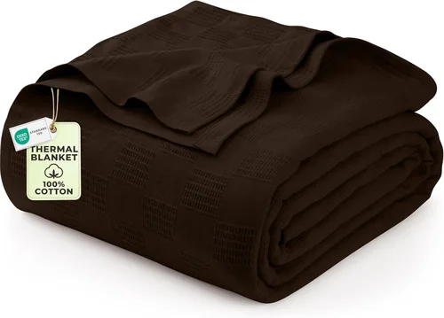 Vista 36 de Utopia Bedding - Manta térmica 100% algodón, color negro, tamaño Queen, 90 x 90 pulgadas Manta ligera y transpirable para primavera y verano