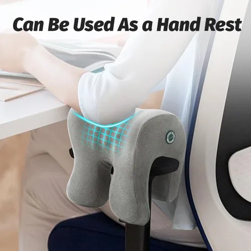 Vista 6 de xiaomubiao Almohada de Reposacabezas para Silla de Oficina Almohada de Cuello Espuma Viscoelástica Ergonómica Almohada de Escritorio para Siesta