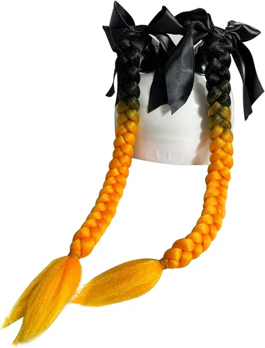 Vista 12 de 2 piezas de coletas para casco de motocicleta, cola de caballo para casco de bicicleta, trenzas para cualquier casco/diseño reutilizable con ventosa