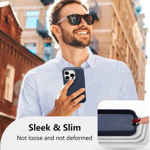 Vista 327 de Funda magnética de silicona para iPhone 13 Pro, color blanco antiguo [Compatible con Magsafe] [Forro de microfibra suave antiarañazos], funda