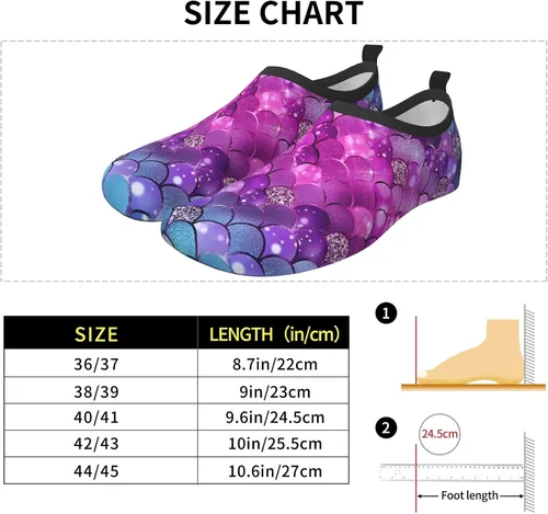 Vista 7 de Star Rainbow Unicorn Burning Water Shoes Barefoot Aqua Quick-Dry Socks Yoga Swim Beach Slip-On Socks for Women Men