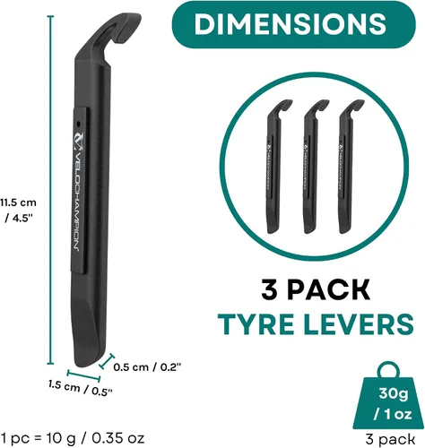 Vista 4 de VeloChampion Puncture Repair Kit Self-Adhesive Bike Tyre Patches for Road, MTB, BMX, Ebike Travel Size Bicycle Puncture Repair Kit 6, 10 or 40