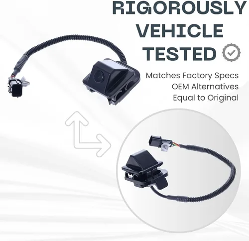 Vista 3 de Cámara de respaldo sustituye a 14-16 Kia Optima 957602T650 Rear View, Parking Cam Replaces OE # 95760-2T650 957602T650, reverse parking assist