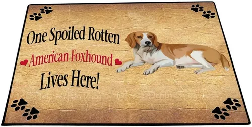 Vista 20 de Doggie of the Day American English Foxhound Dogs Floor Mat - 4th of July Independence Day - Best Dog Doormat - Protector Decor - Unique Portrait Art