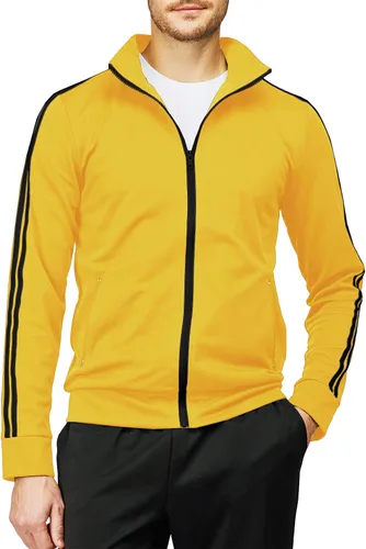 Vista 4 de H2H Chaqueta ligera con cremallera y manga larga para hombre