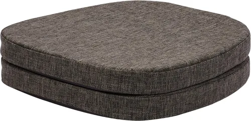 Vista 19 de baibu Juego de 2 cojines metálicos de espuma viscoelástica de 14 x 14 pulgadas, diseño de doble capa, antideslizantes, para sillas de comedor, cojín