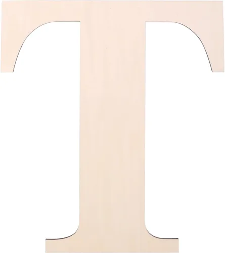 Vista 16 de Letra de madera de 12 pulgadas, letras de madera para decoración de pared, letras de madera sin terminar en blanco de 1/5 pulgadas para decoración