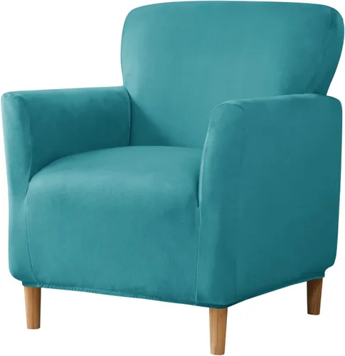 Vista 56 de Fundas estampadas para sillón de banquete fundas suaves para sillón de 1 pieza, fundas elásticas para silla de sala de estar, funda antideslizante