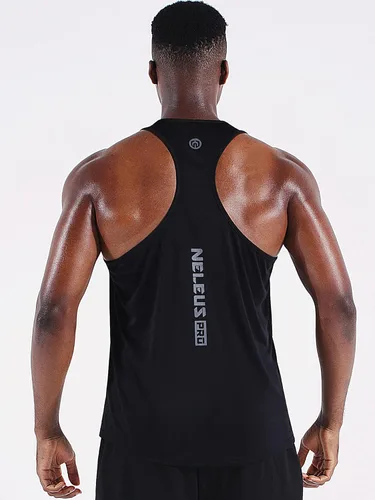 Vista 4 de NELEUS Men's 3 Pack Running Tank Top Dry Fit Y-Back Athletic Workout Tank Tops