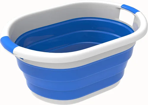 Vista 7 de Lavish Home - Cesta plegable para ropa sucia, ahorro de espacio, organizador multiusos, contenedor de almacenamiento con asas de agarre cómodas