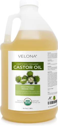 Vista 10 de velona Amla Oil USDA certificado orgánico - 64 onzas líquidas Aceite portador 100% puro y natural Virgen extra, sin refinar, prensado en frío