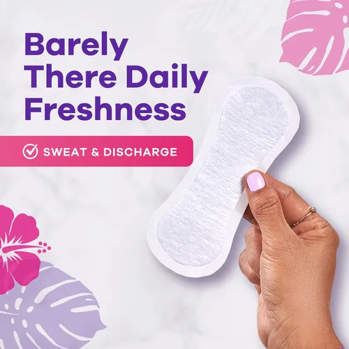 Vista 4 de Always Daily Fresh Thin Liners, absorción regular, protectores de braga sin perfume, 864 unidades, paquete de 4