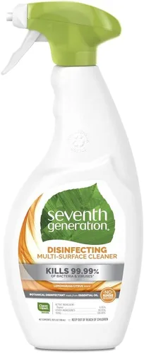 Vista 8 de Seventh Generation Limpiador en aerosol desinfectante, 26 oz. Botella de spray de gatillo, 8/cartón