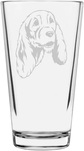 Vista 439 de Podenco Canario - Vaso de pinta de 16 onzas con temática de perro personalizado