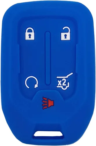 Vista 3 de 2 fundas protectoras para llave inteligente para GMC Acadia Terrain Yukon Chevrolet Suburban Tahoe entrada remoto sin llave, funda protectora