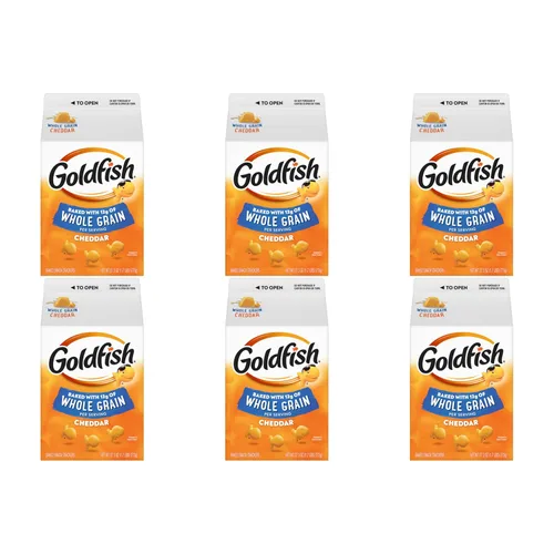 Vista 7 de Goldfish Galletas con Queso Cheddar, Caja de 27.3 Oz