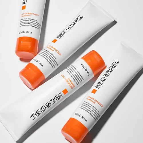 Vista 3 de Paul Mitchell Tratamiento de protección de color, reparación intensa, para cabello teñido de 5.1 onzas líquidas.