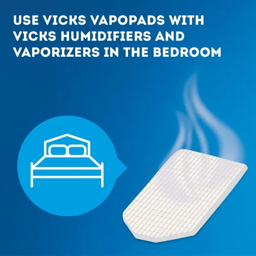 Vista 12 de Vicks VapoPads: almohadillas de vapor de mentol calmantes para humidificadores, vaporizadores, vaporizadores sin agua y enchufes, VSP-19, 6