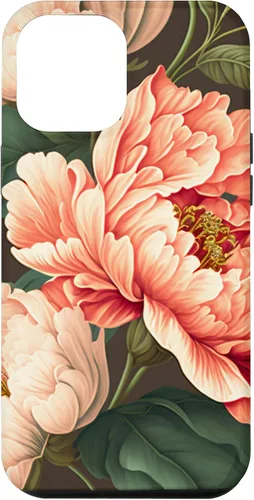 Vista 26 de Vintage Peony Inspired Flower Plant Lover Funny Gardening Case for iPhone 17