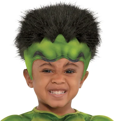 Vista 2 de SUIT YOURSELF Hulk Muscle Costume for Babies, Includes a Padded Jumpsuit and a Hat with Hair