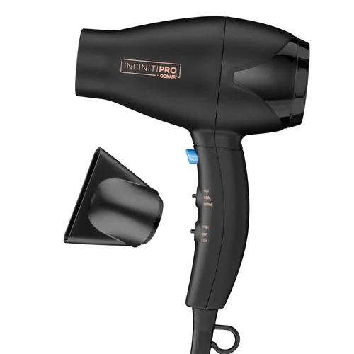 Vista 8 de INFINITIPRO by Conair - Secador de pelo de viaje, potente mini compacto, ligero, profesional con motor de CA (paquete de 4)